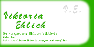 viktoria ehlich business card